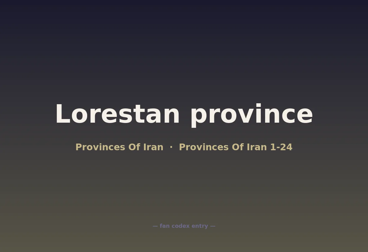 Lorestan province