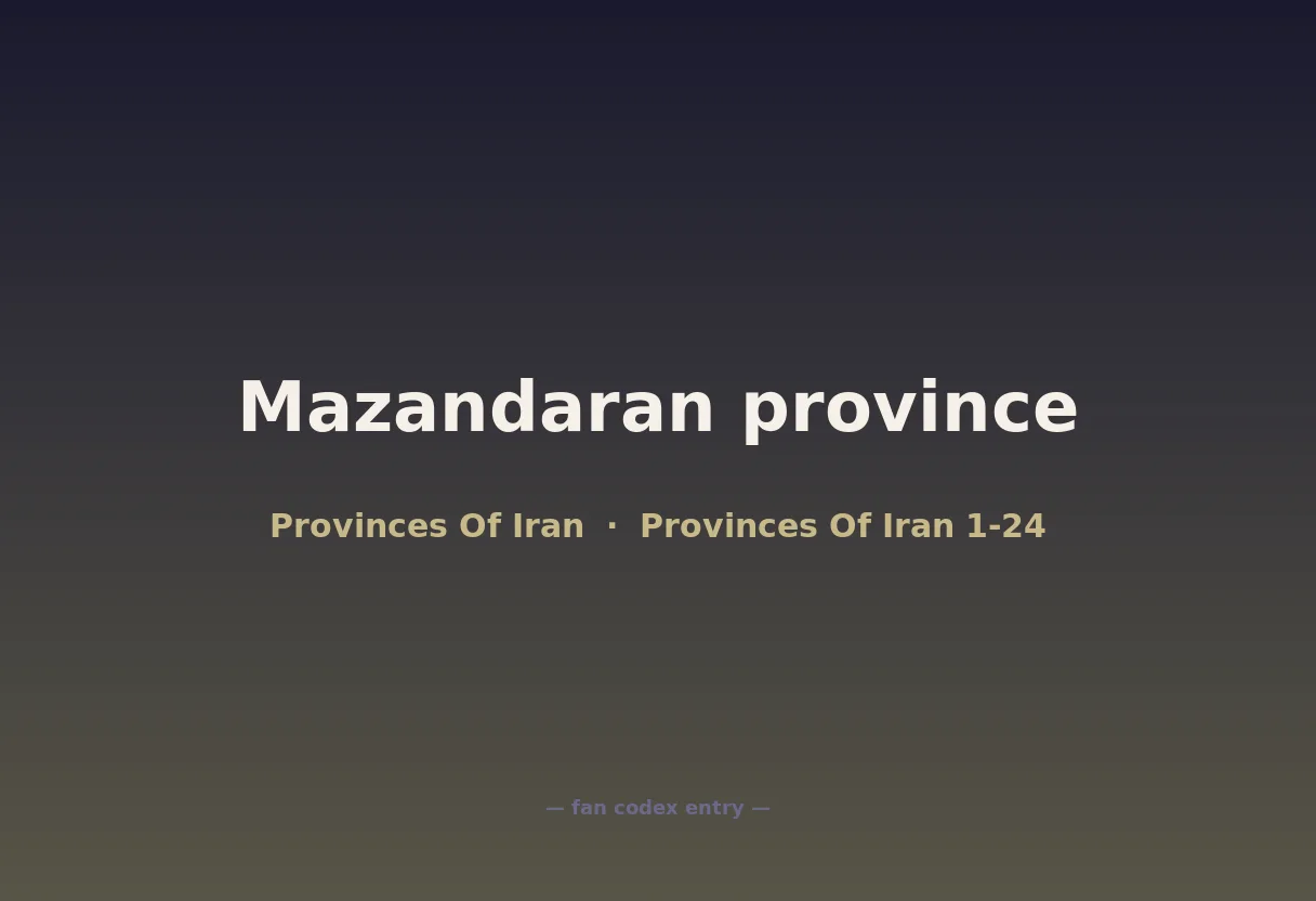 Mazandaran province