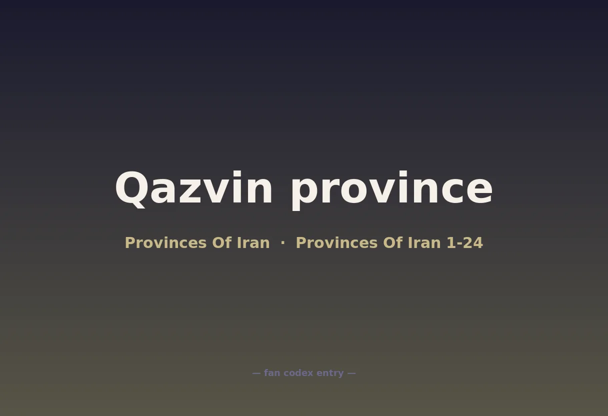 Qazvin province