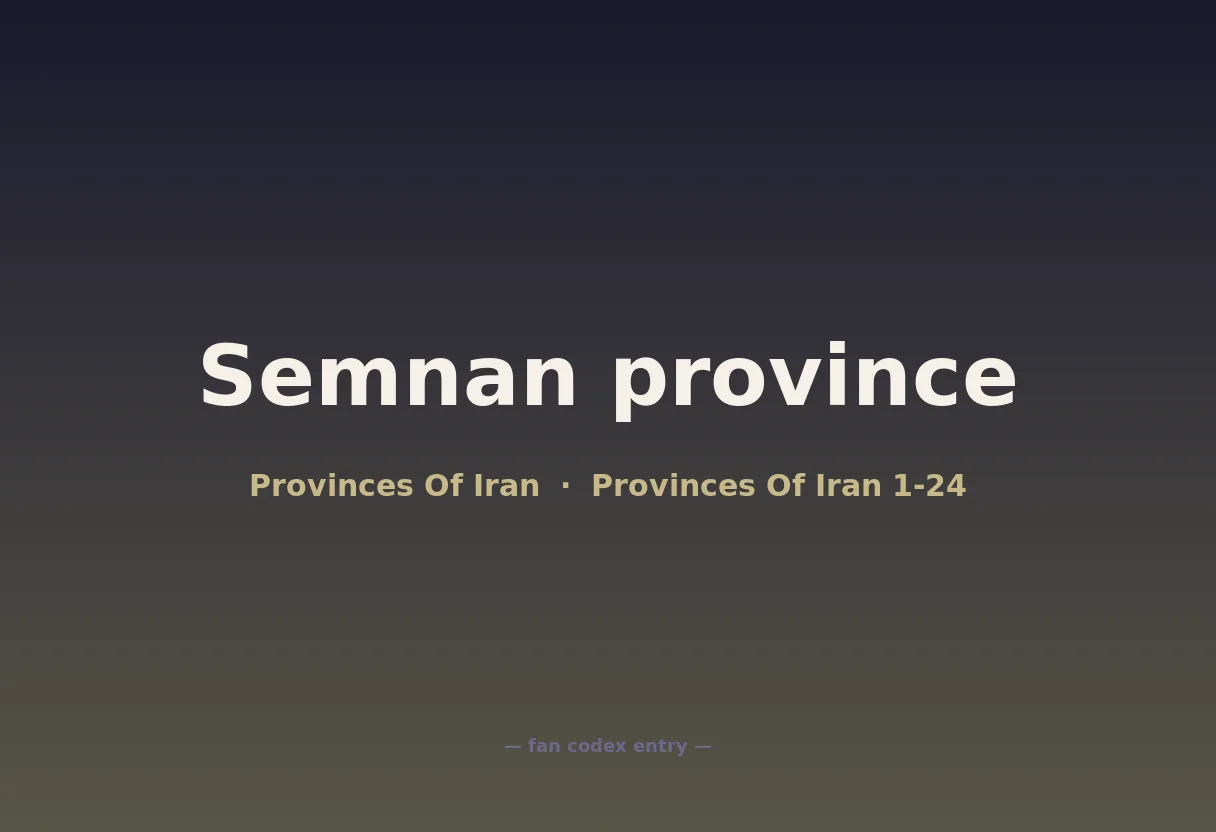 Semnan province
